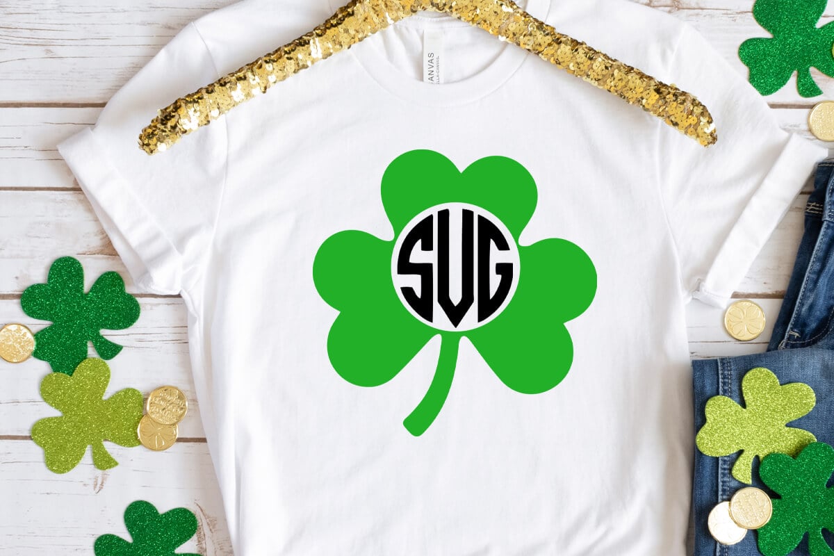 Shamrock Monogram SVG