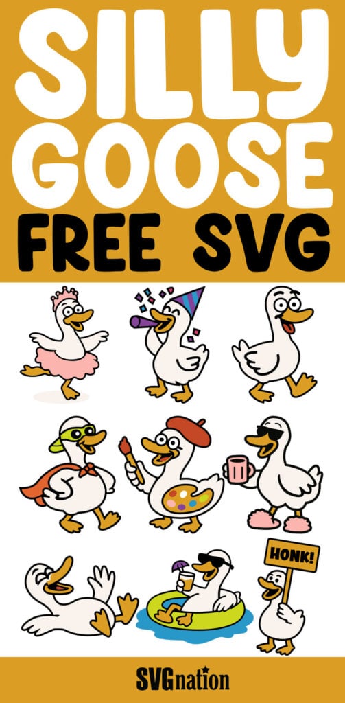 Silly Goose SVG Free