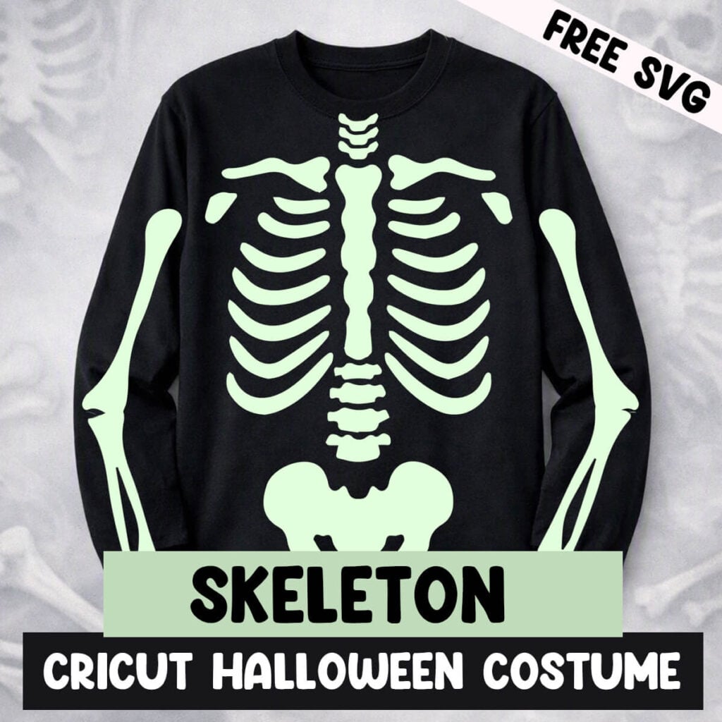 Cricut Skeleton Shirt, Cricut Halloween Costume Ideas