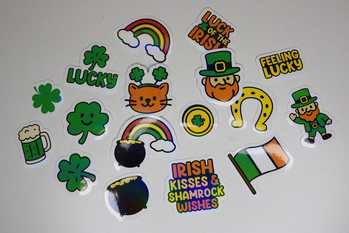 St. Patrick's Day Sticker SVG