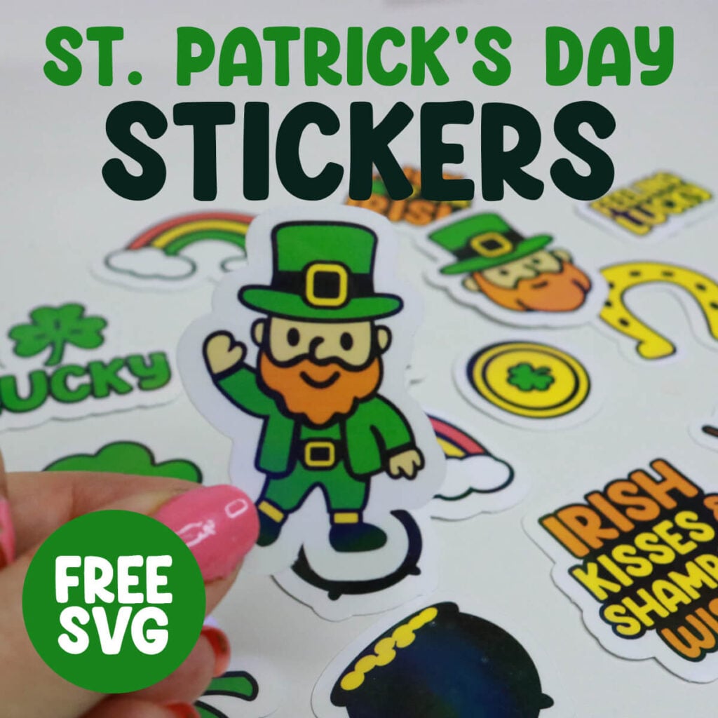 St. Patrick's Day Stickers SVG