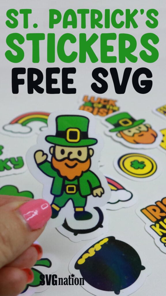 St. Patrick's Day Sticker's SVG