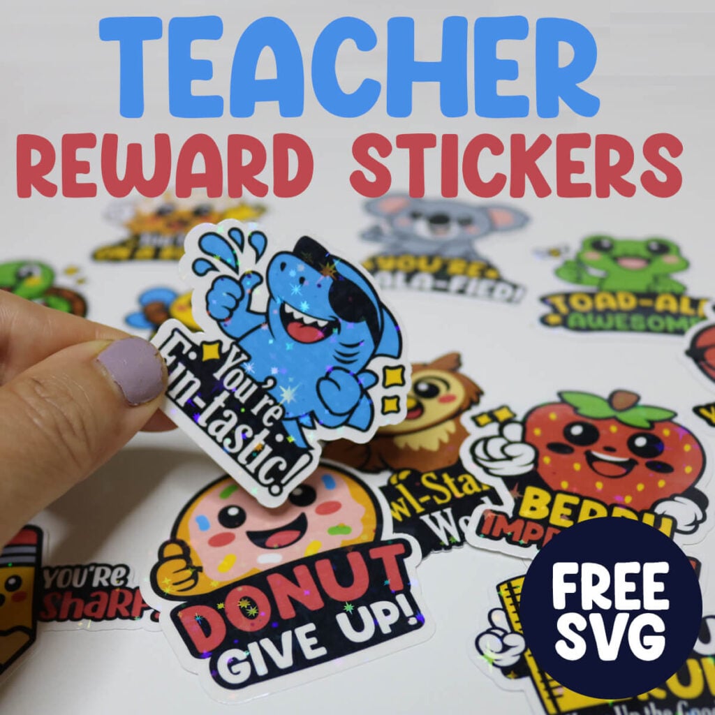 Teacher Reward Stickers SVG