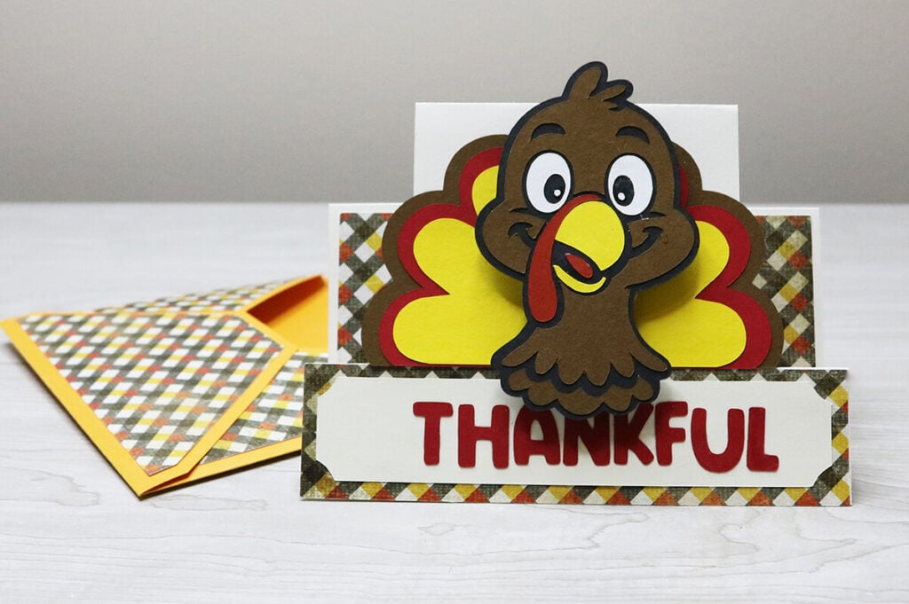 Thanksgiving card SVG