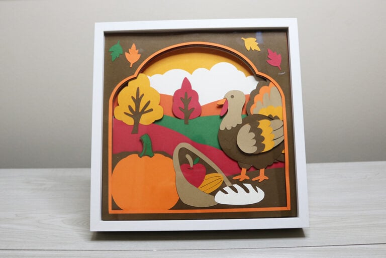 Thanksgiving Shadow Box SVG